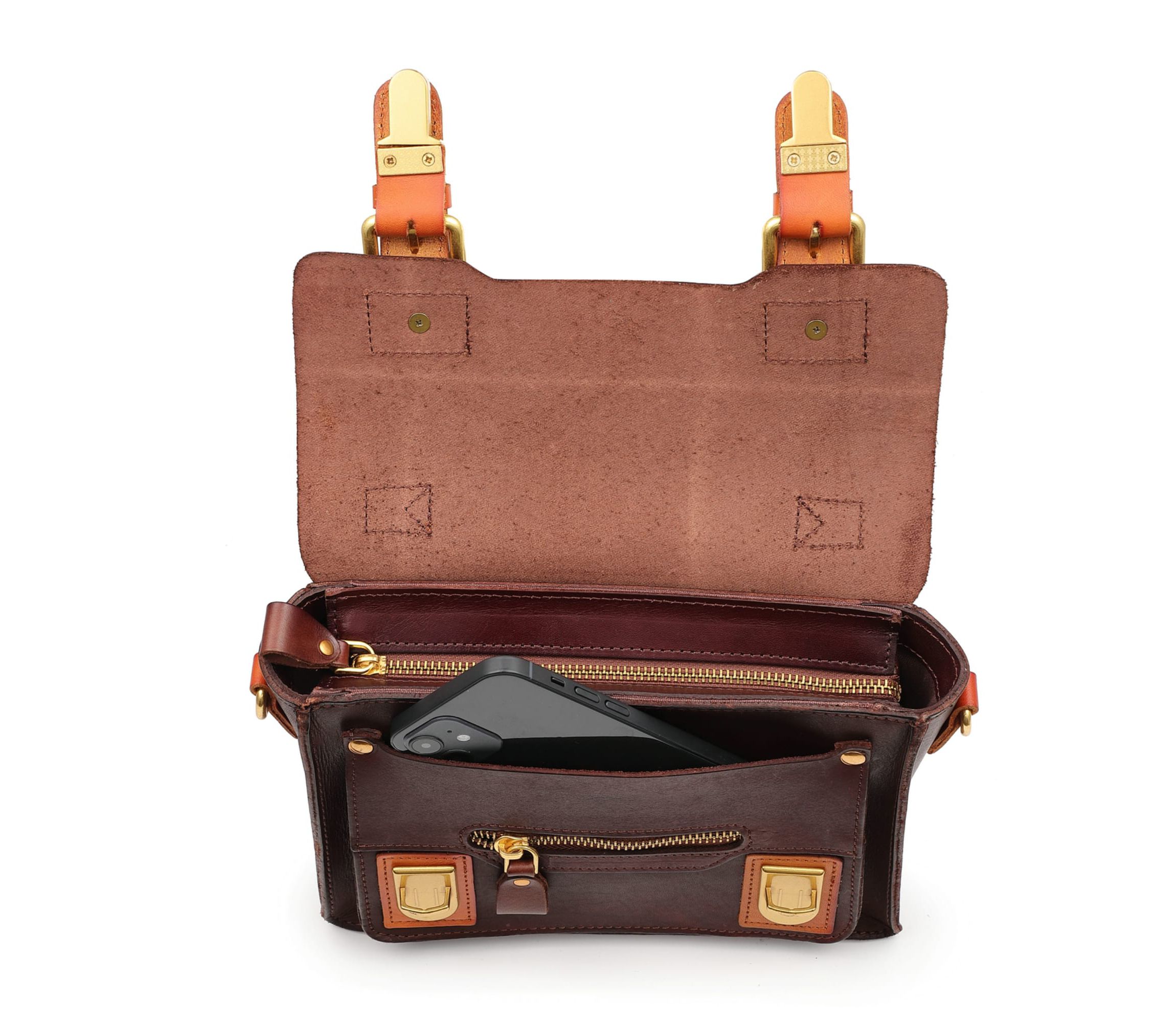 Aster Mini Leather Satchel