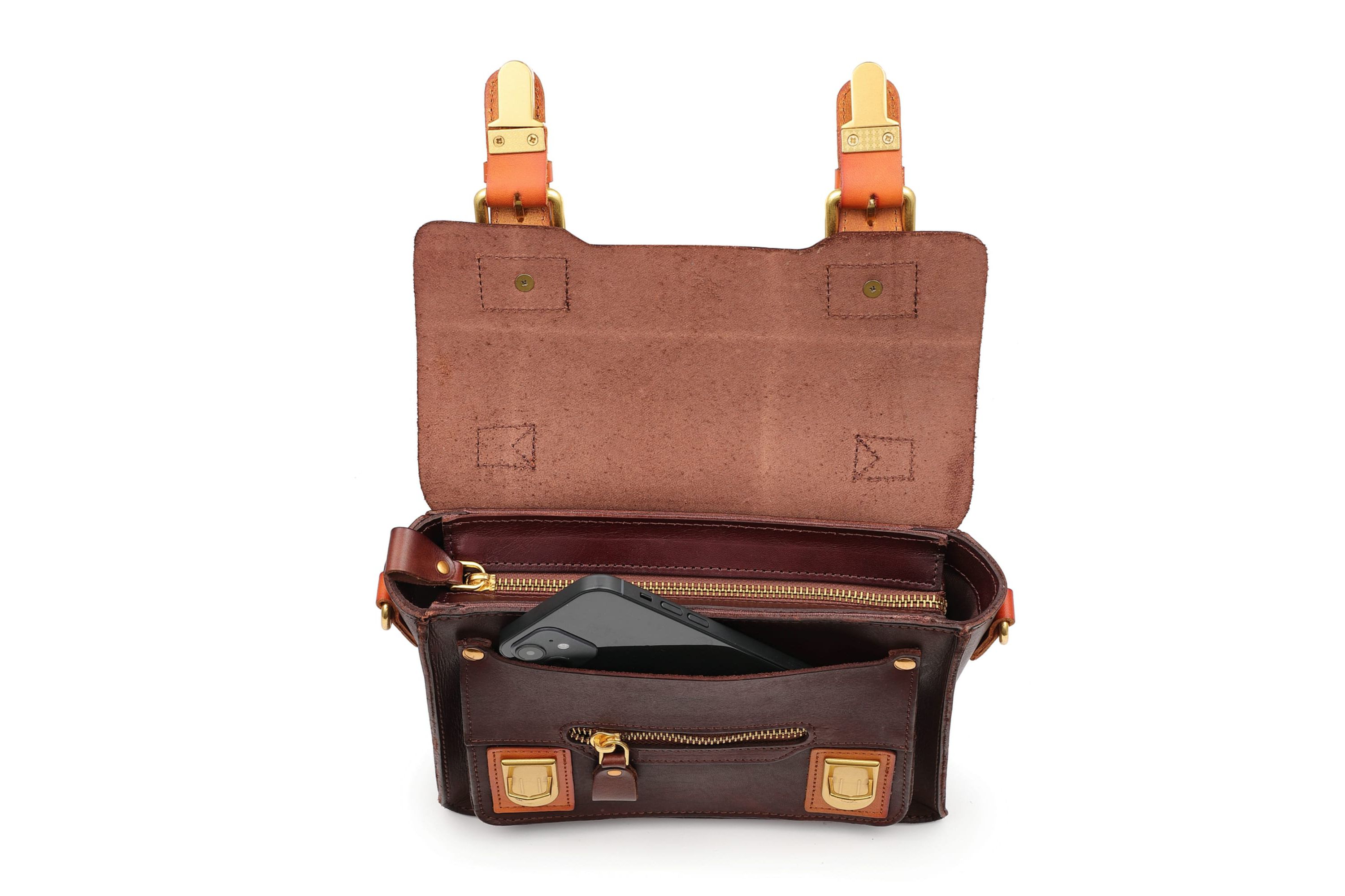 Aster Mini Leather Satchel