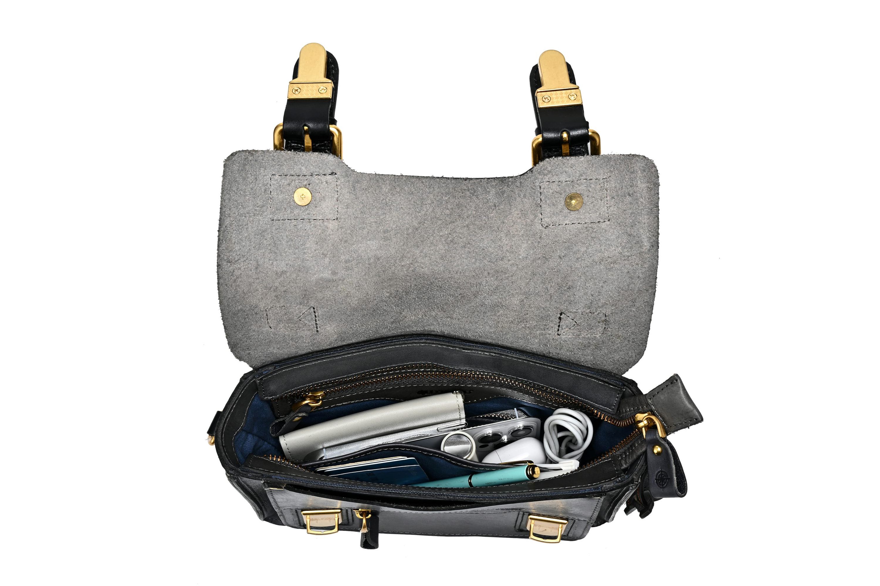 Aster Mini Leather Satchel