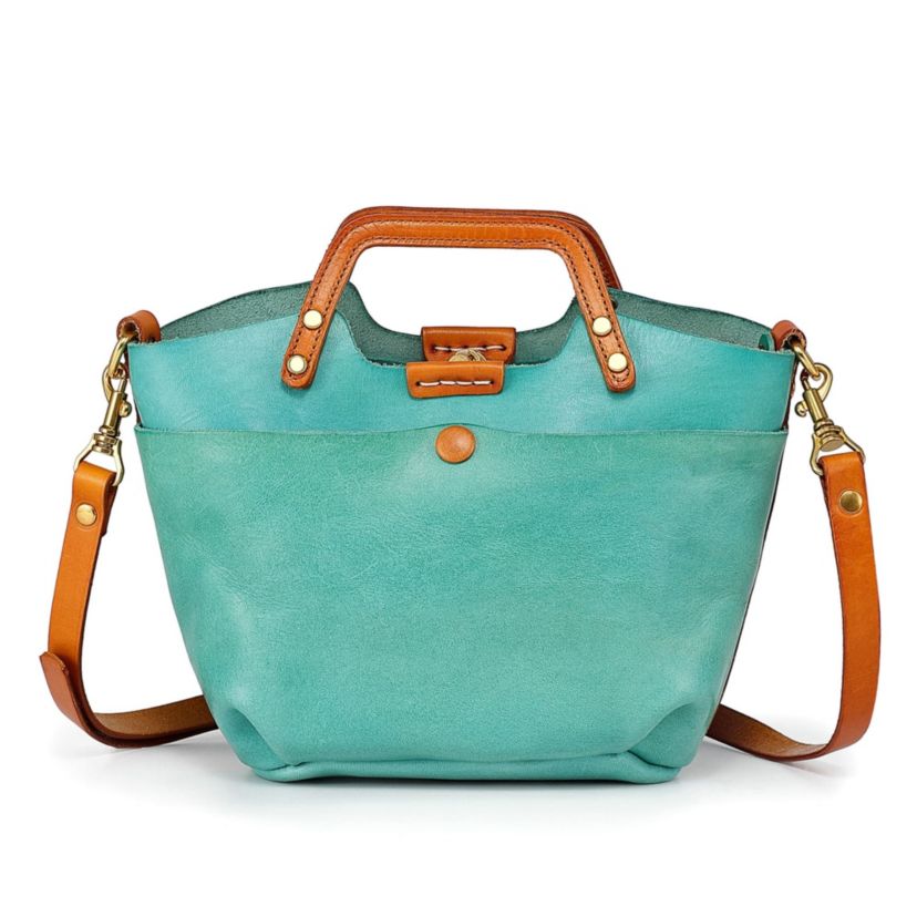 Sprout Land Mini Leather Tote