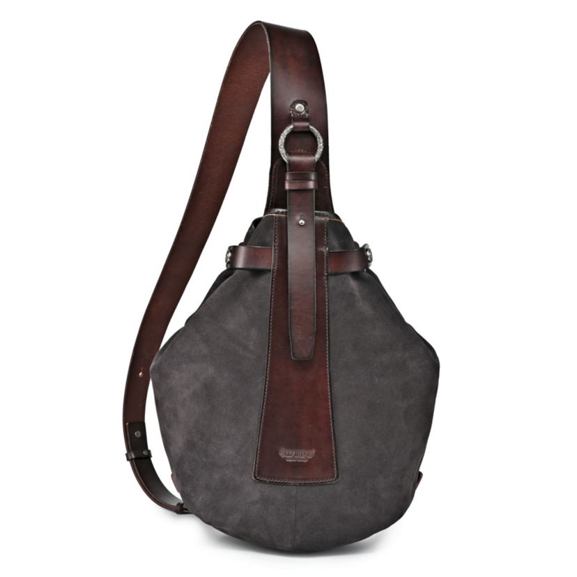 Daisy Leather Suede Sling Bag