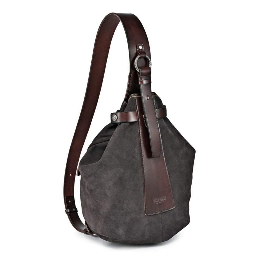 Daisy Leather Suede Sling Bag