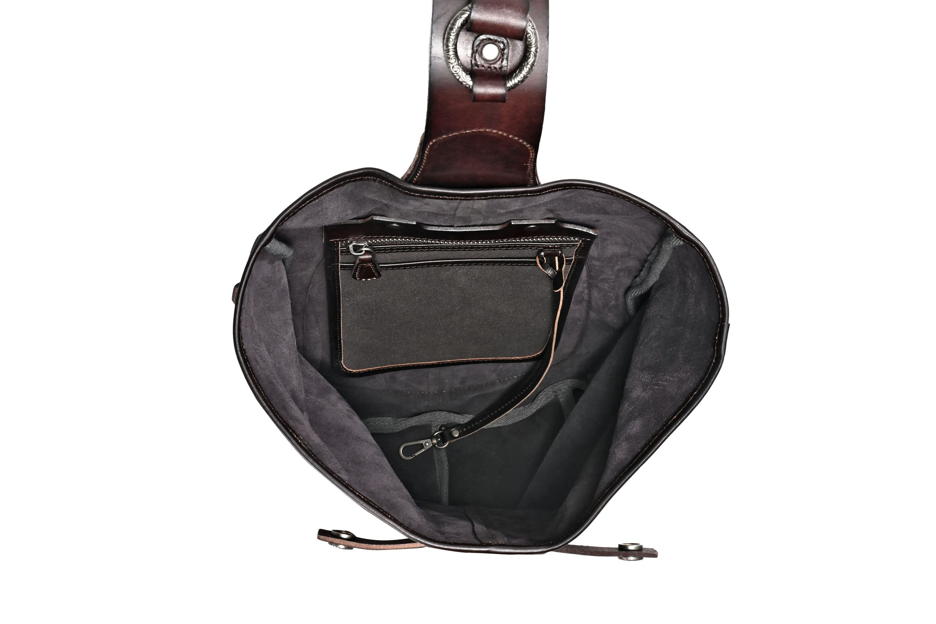 Daisy Leather Suede Sling Bag
