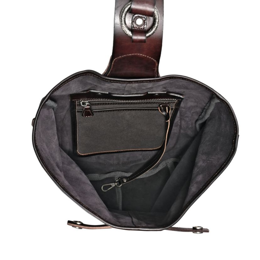 Daisy Leather Suede Sling Bag