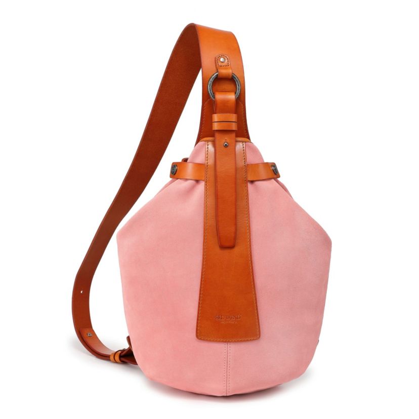 Daisy Leather Suede Sling Bag