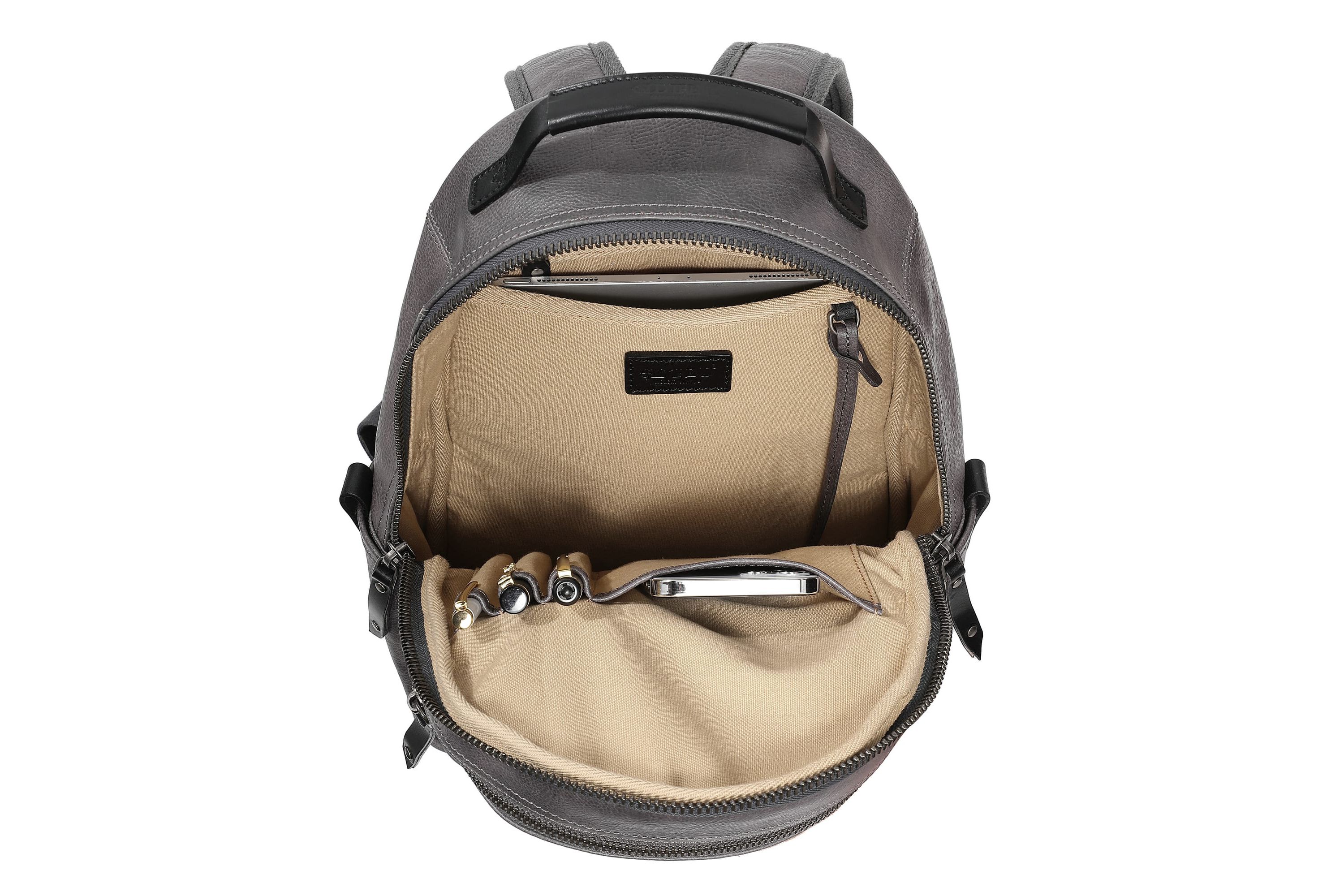 Sun Wing Leather Backpack