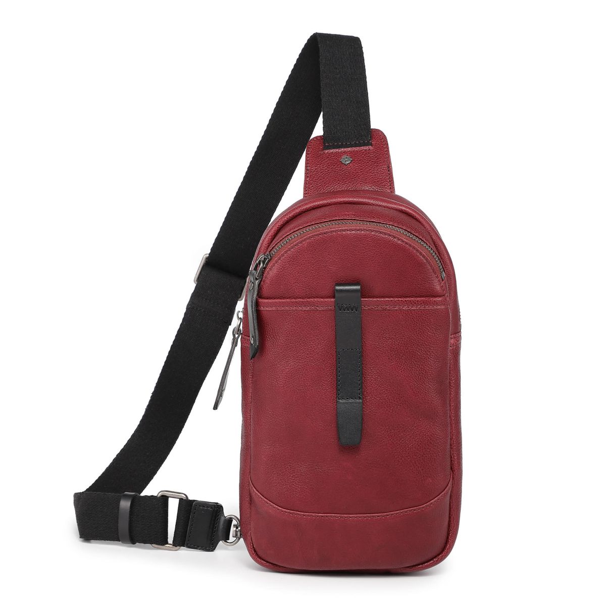 Sun Wing Leather Sling Bag