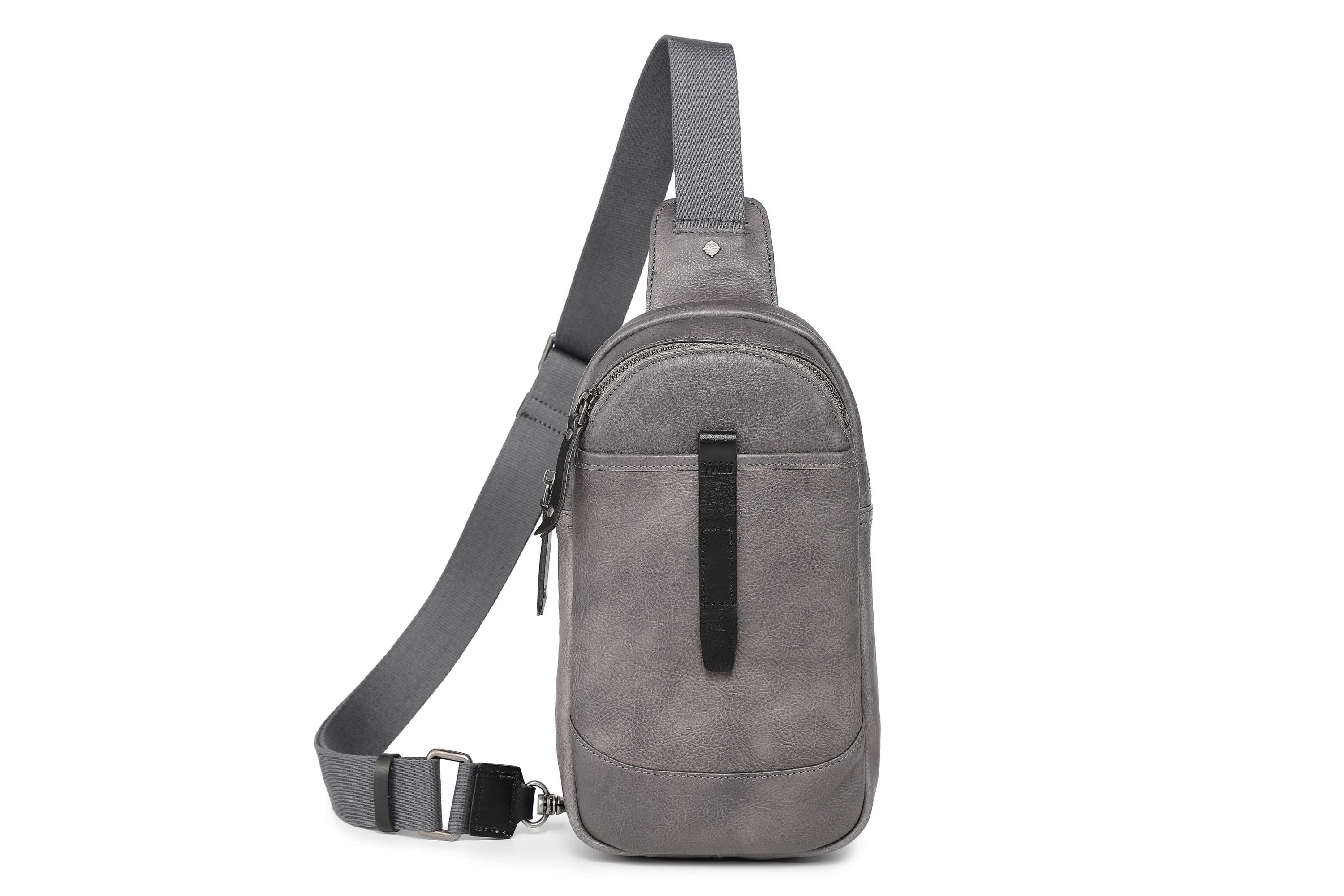 Sun Wing Leather Sling Bag