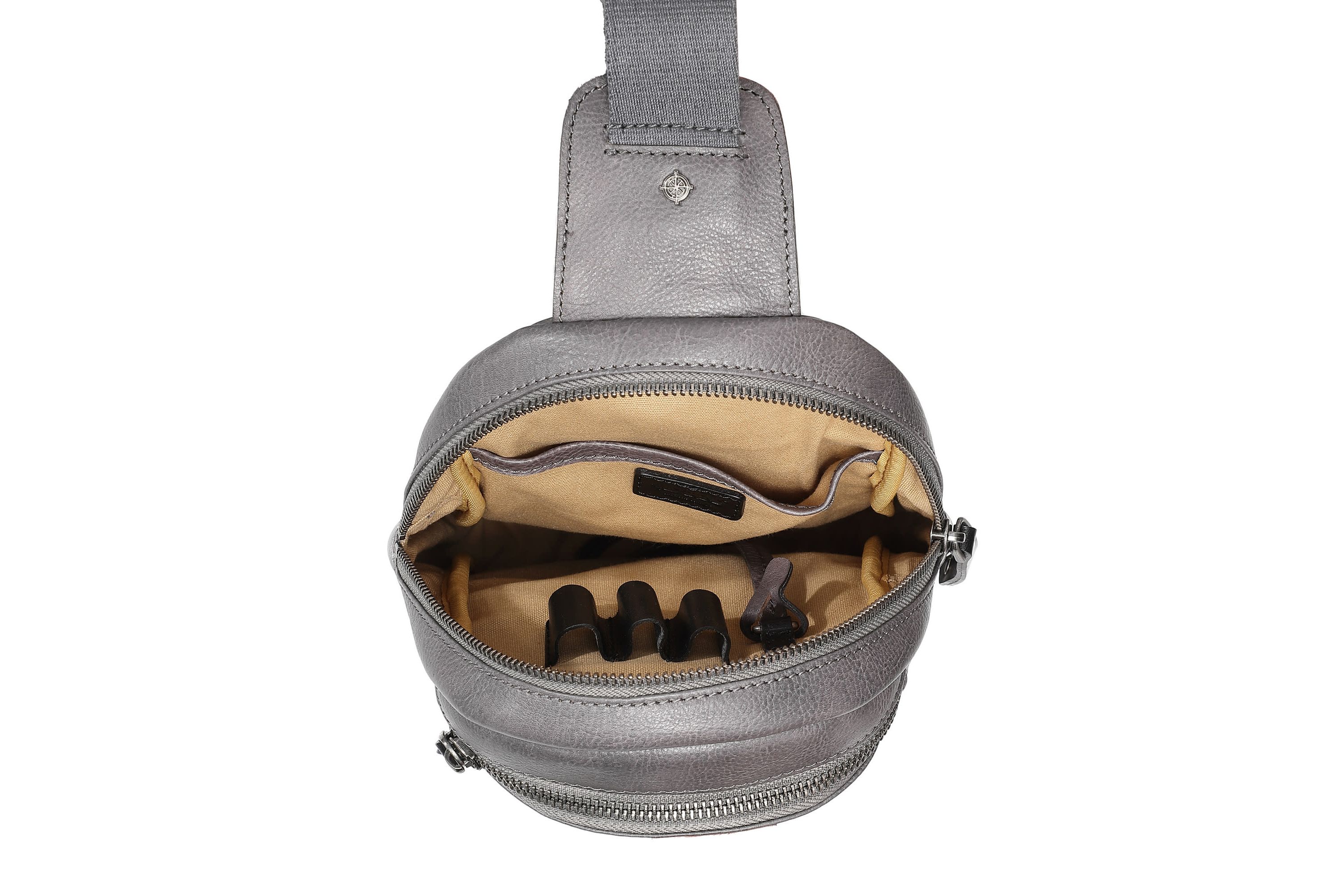 Sun Wing Leather Sling Bag