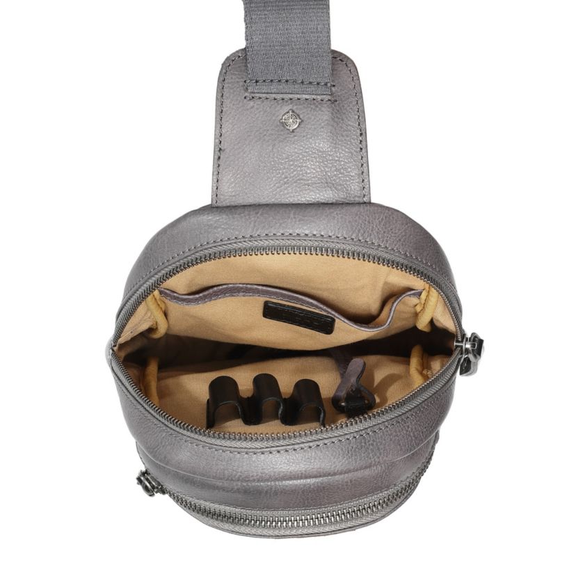 Sun Wing Leather Sling Bag