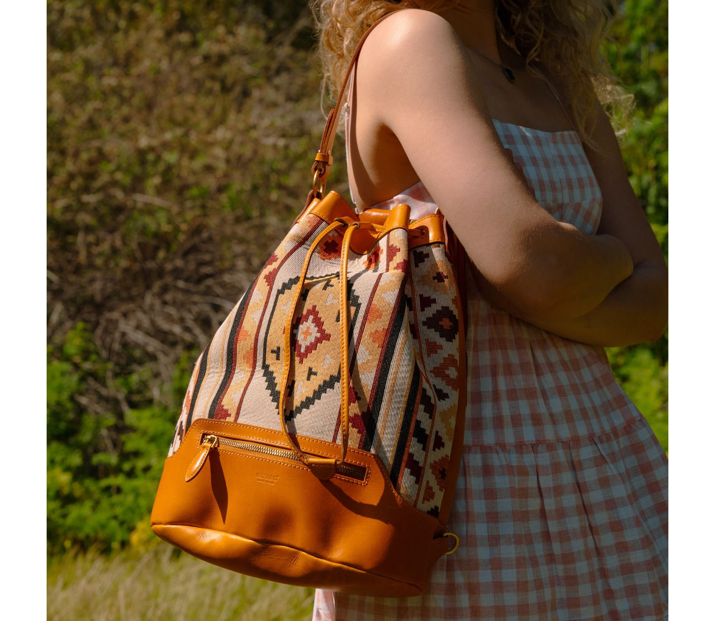 Myrtle Convertible Bucket Backpack