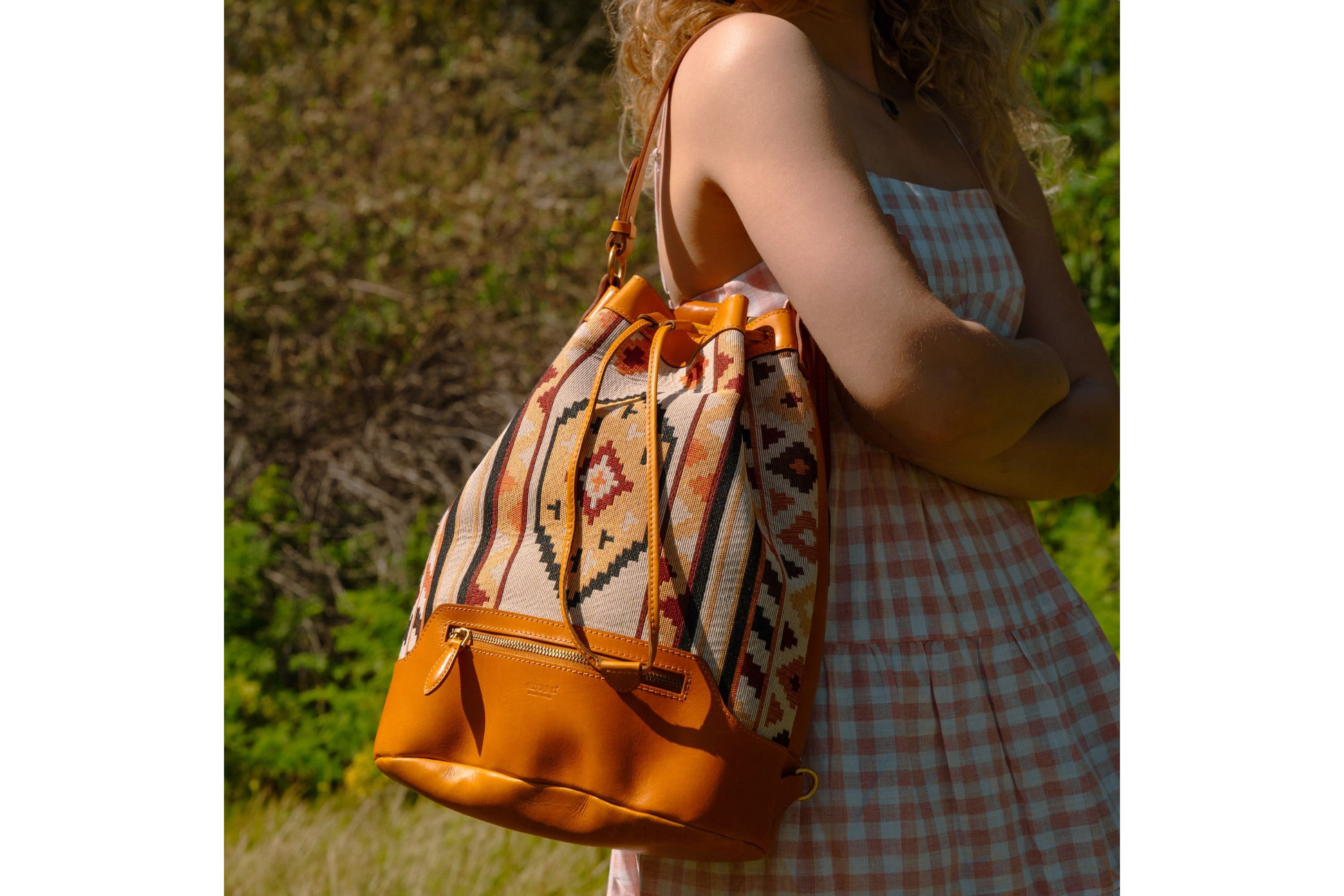 Myrtle Convertible Bucket Backpack