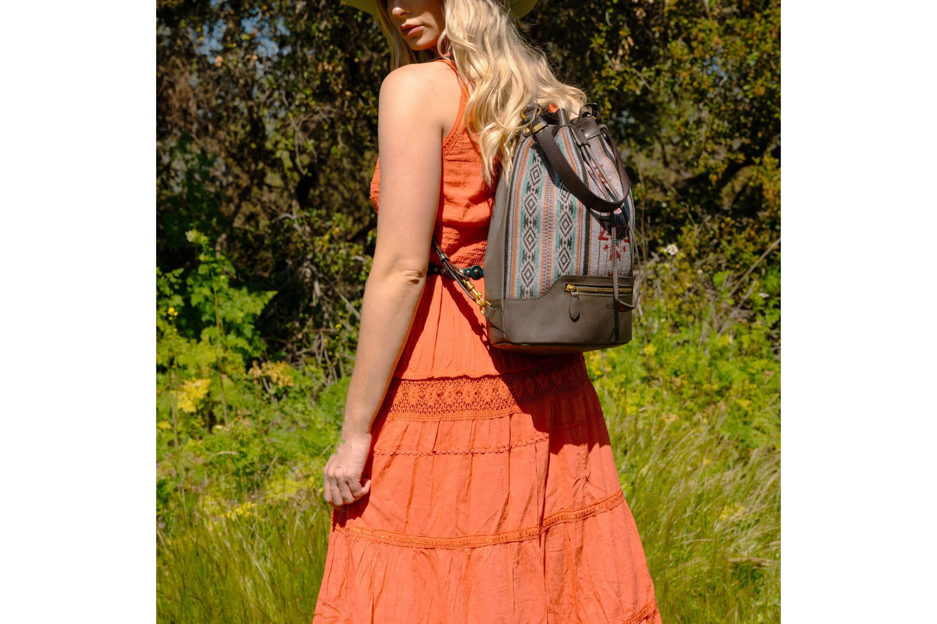 Myrtle Convertible Bucket Backpack