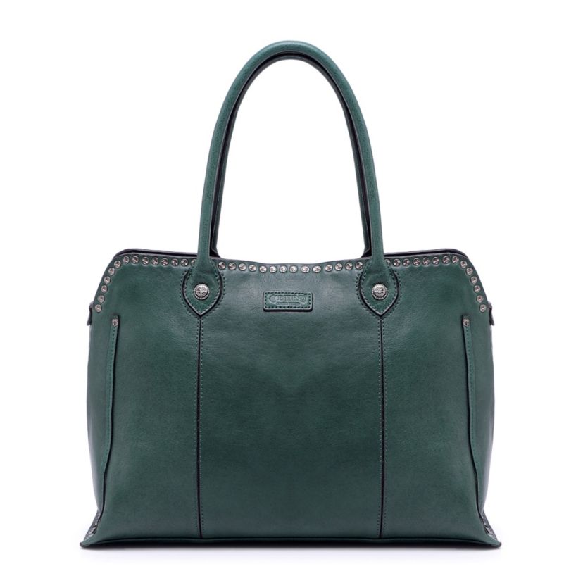 Soul Stud Leather Satchel