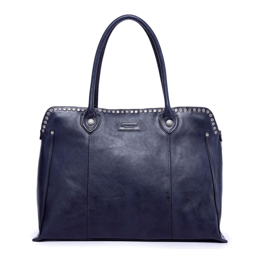 Soul Stud Leather Satchel