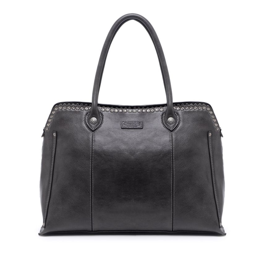 Soul Stud Leather Satchel