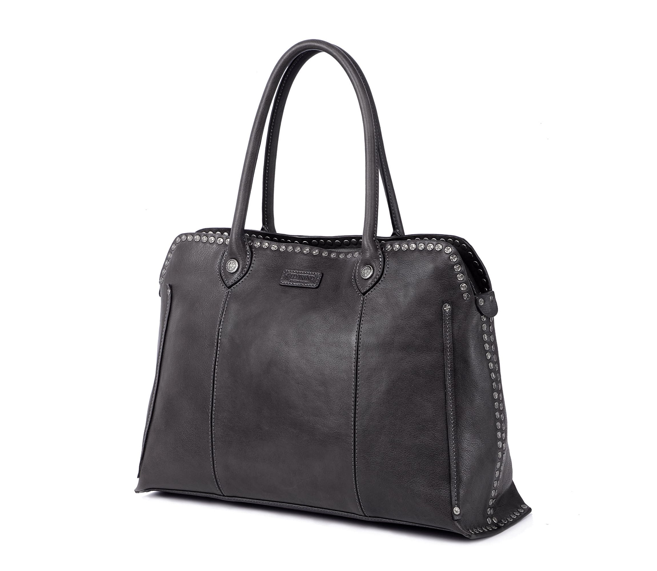 Soul Stud Leather Satchel
