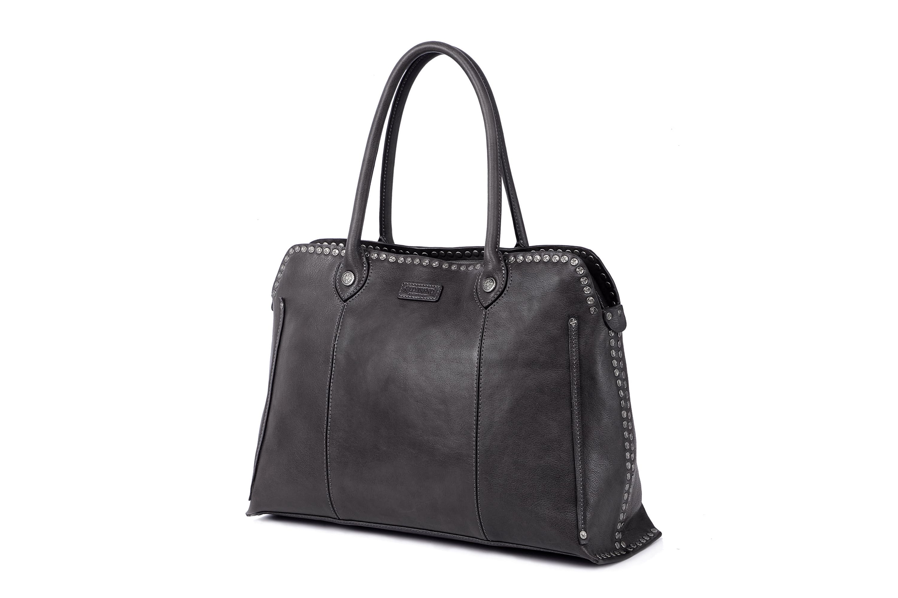 Soul Stud Leather Satchel