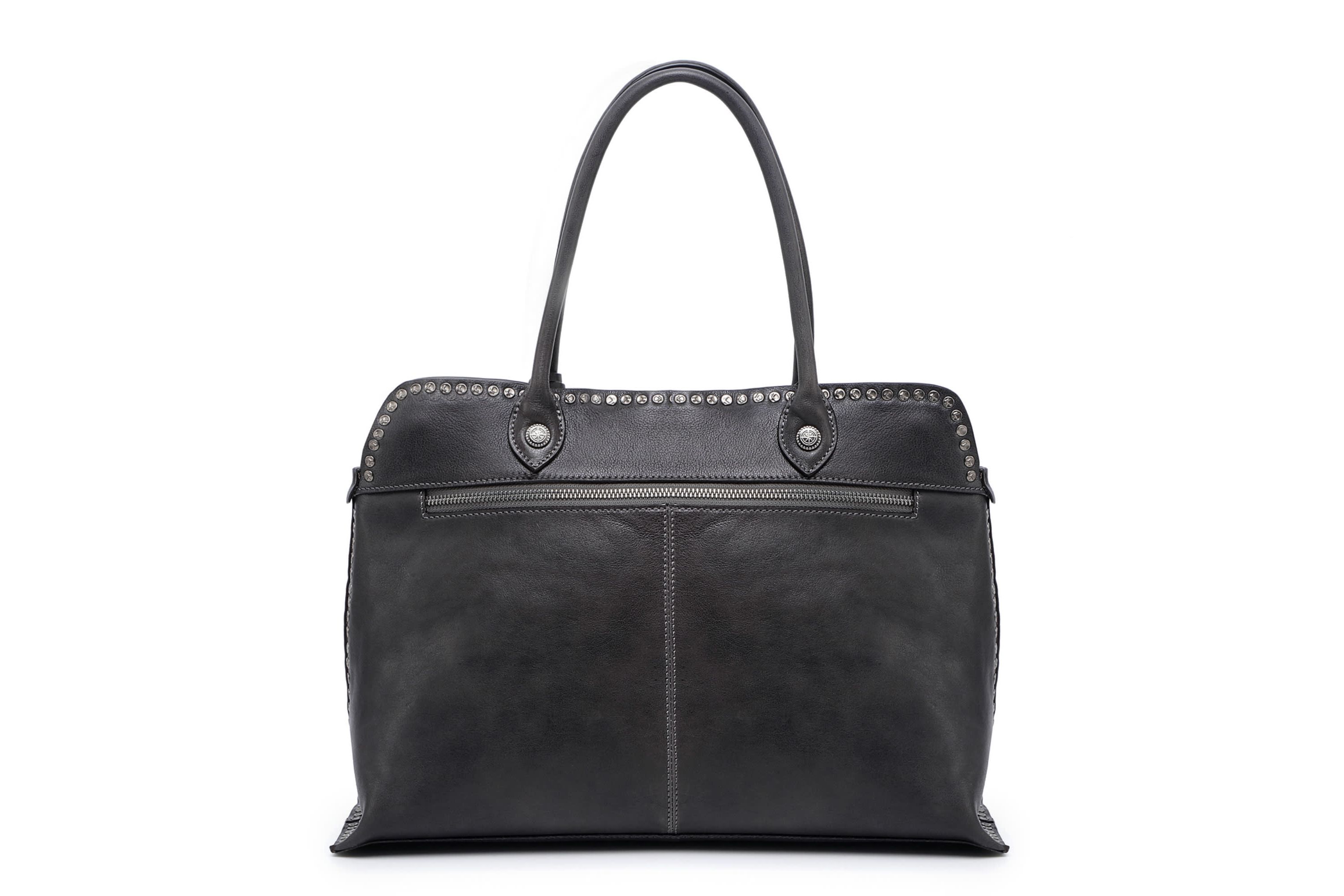 Soul Stud Leather Satchel
