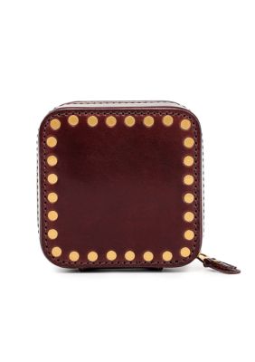 Old Trend Genuine Leather Jewelry Cube Box