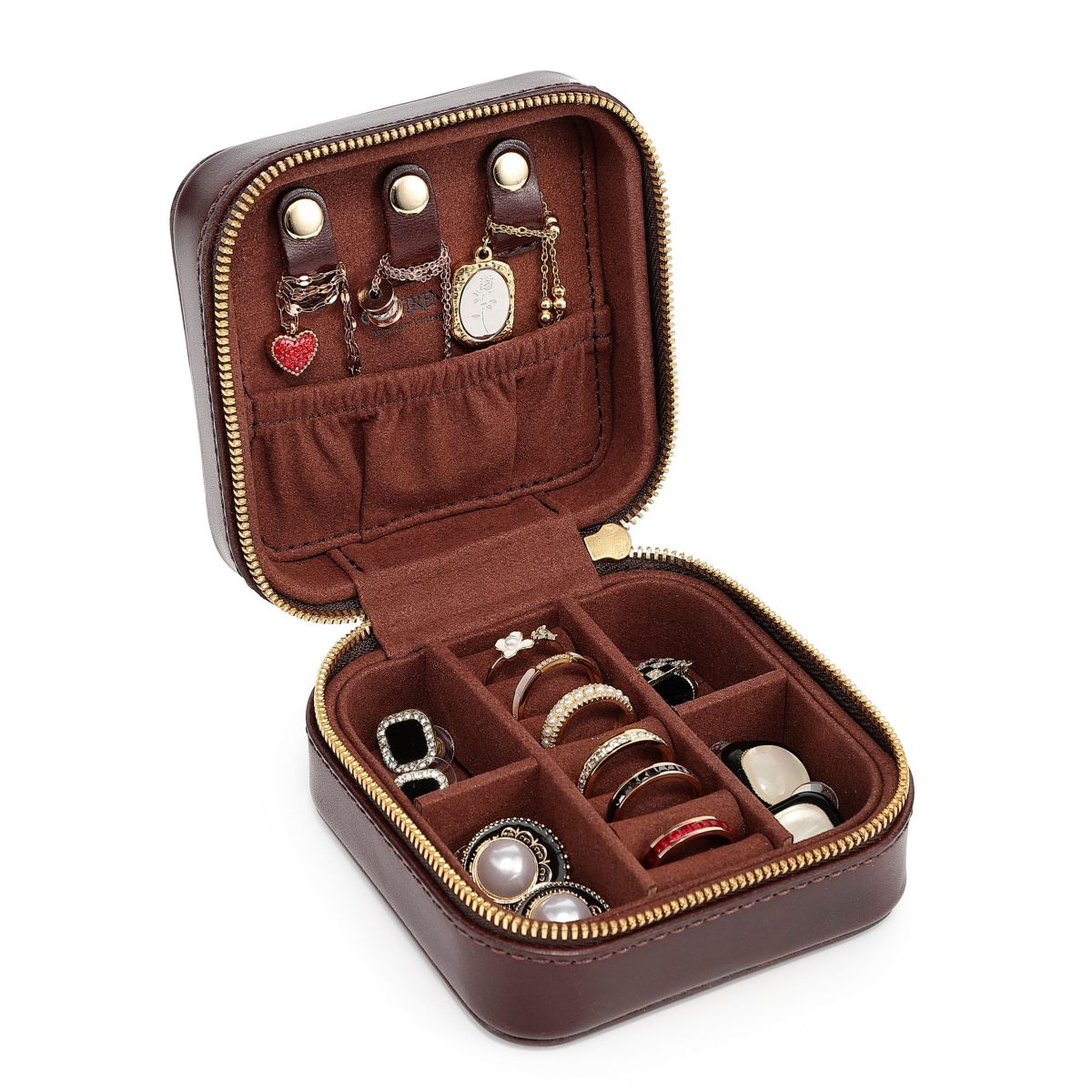 Old Trend Leather Jewelry Box Square