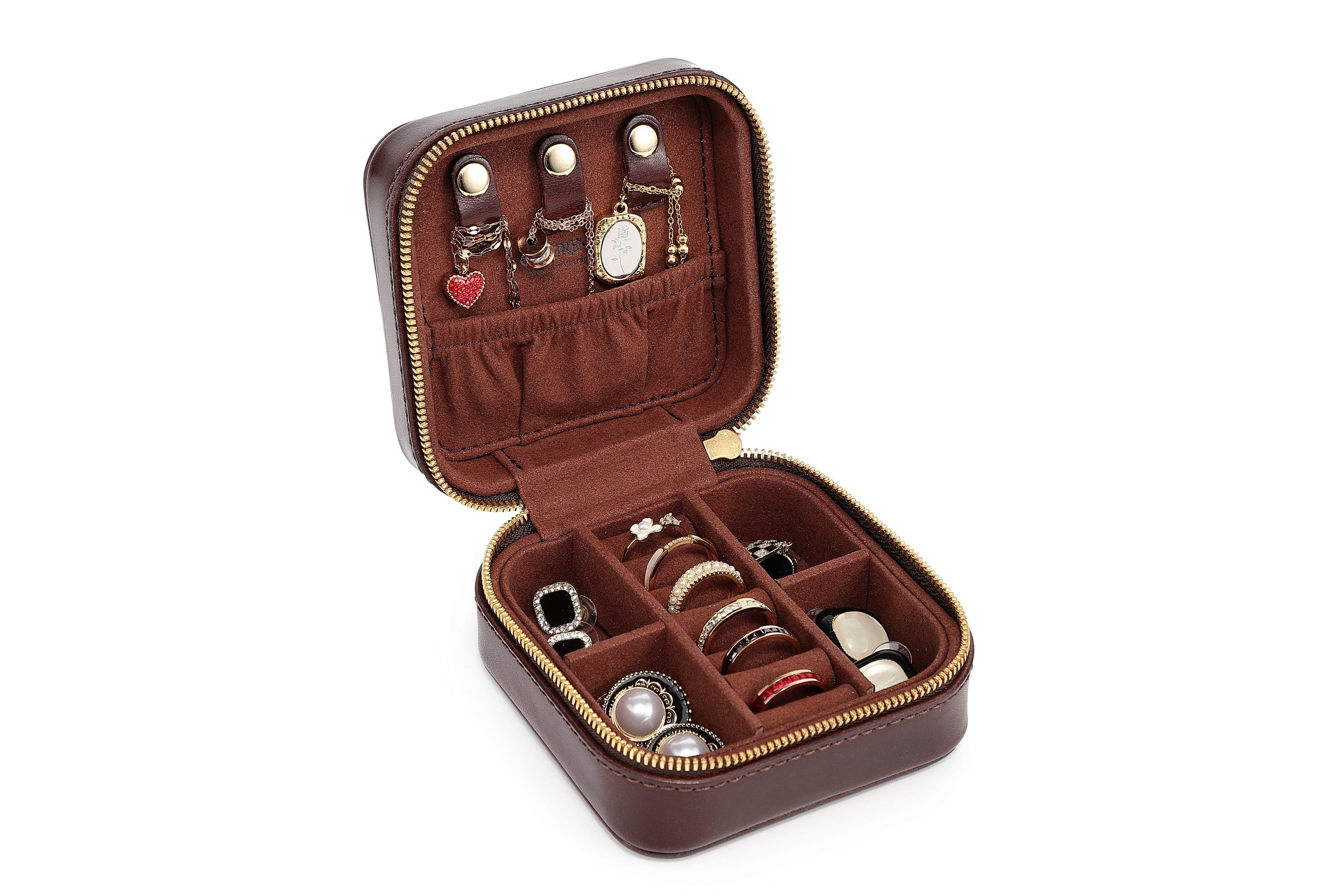 Old Trend Leather Jewelry Box Square