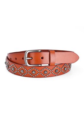 Old Trend Women's Sunburst Leather Belt