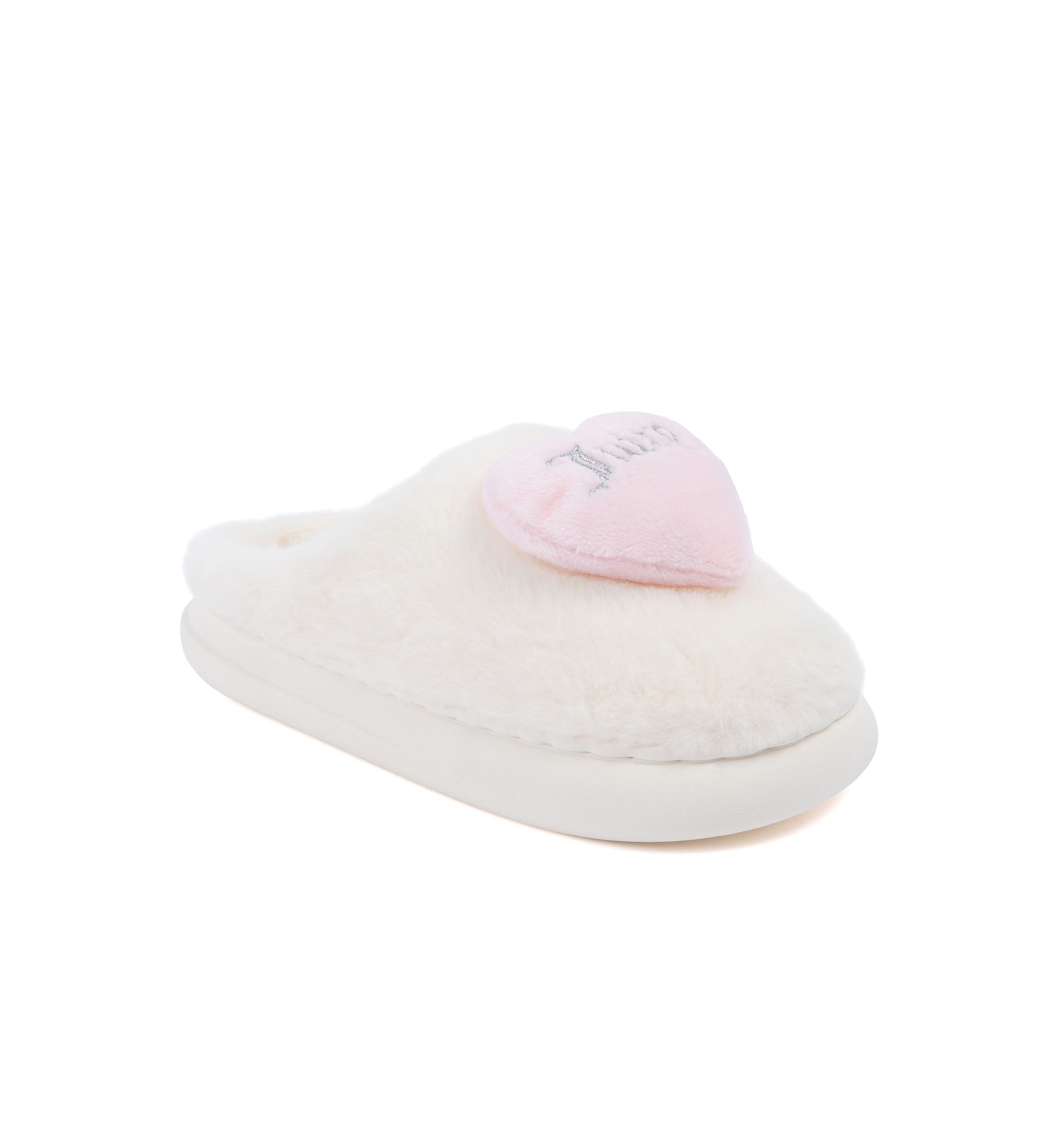 Heart Closed Toe Slippers