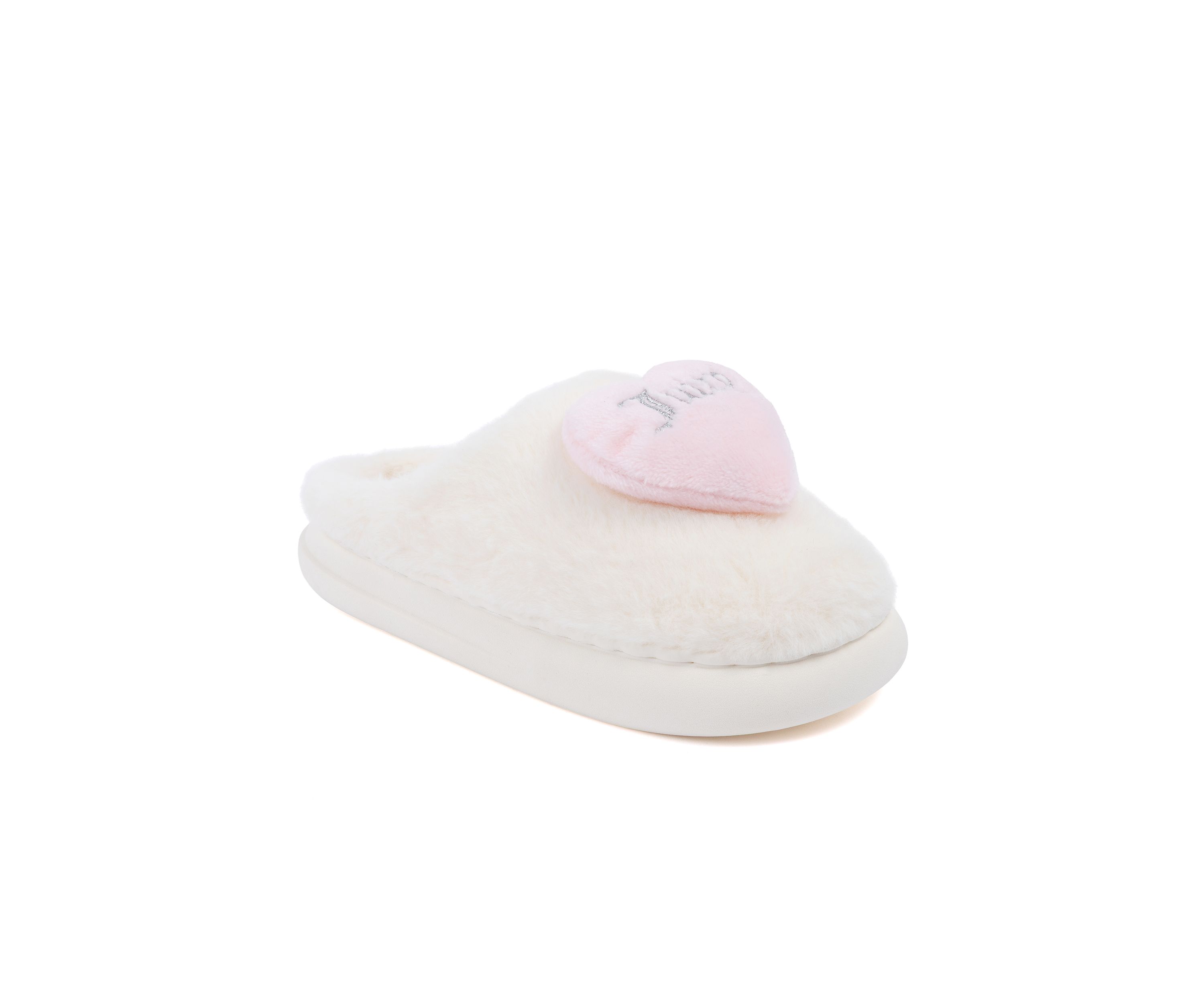 Heart Closed Toe Slippers
