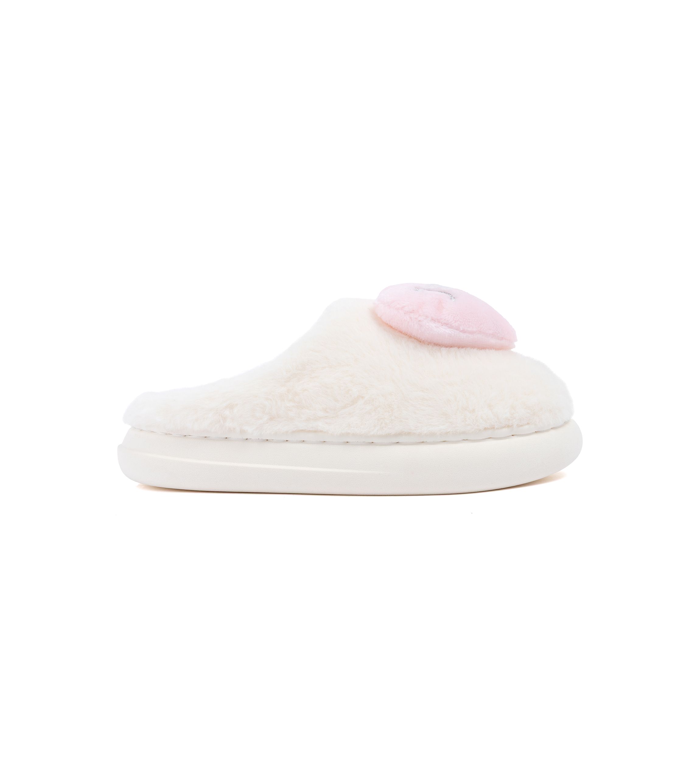 Heart Closed Toe Slippers