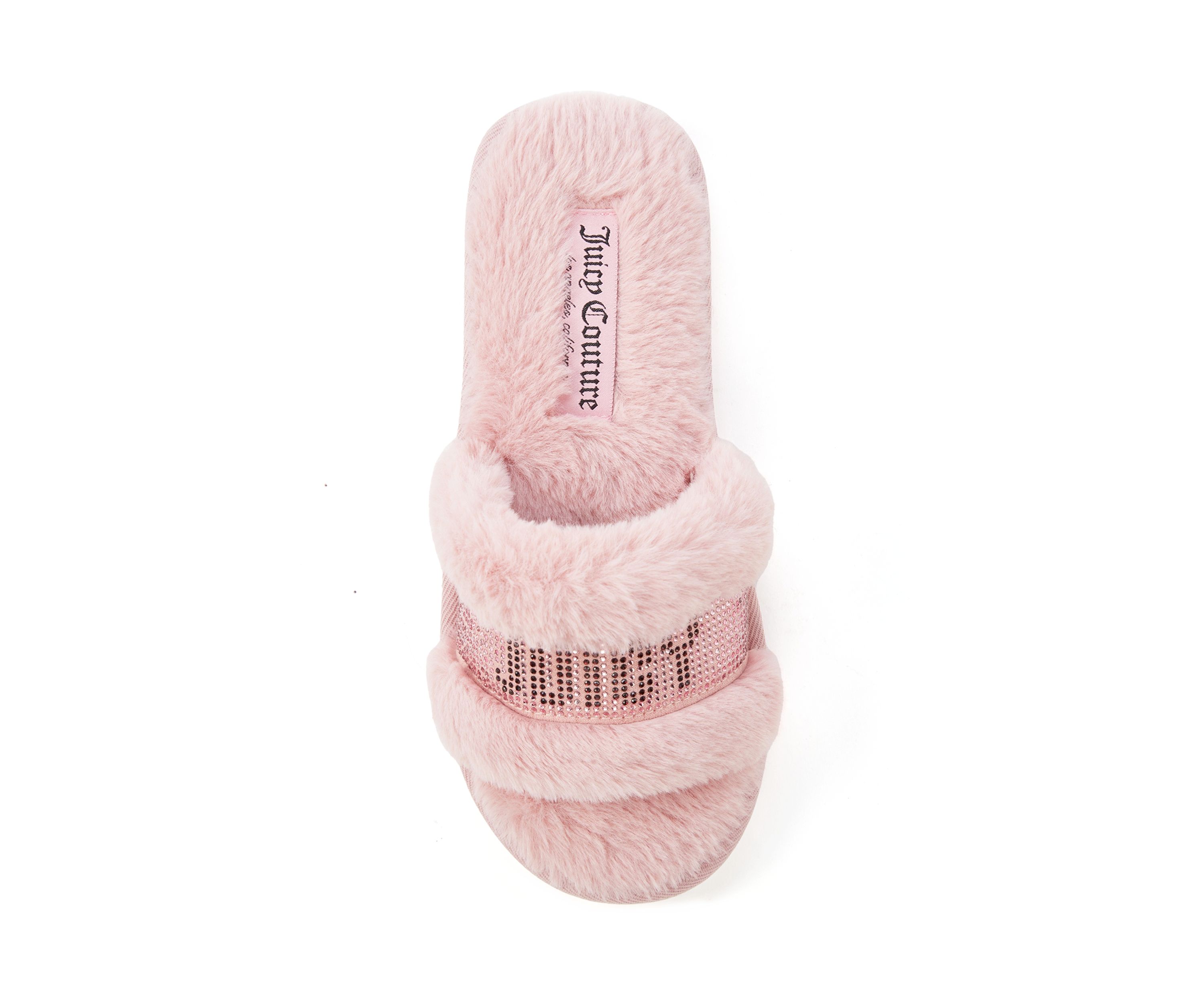 Fur Logo Halo Slide Slippers