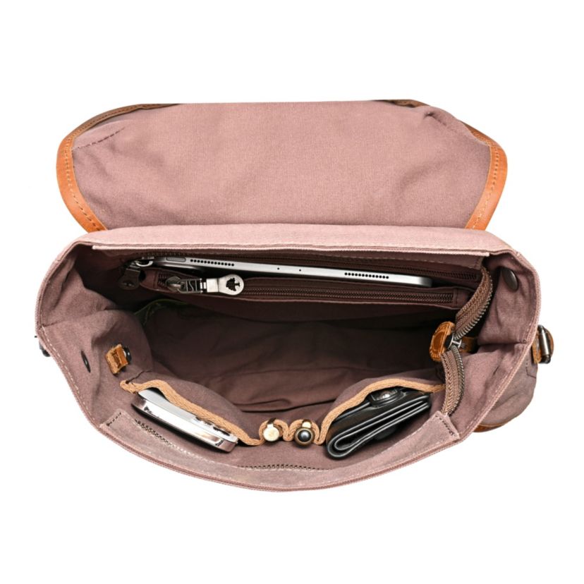 TSD BRAND Shady Cove Canvas Backpack Brown Women\'s Bag Tsd Brand Turtle Ridge Canvas Backpack | Connecticut Post Mall main image 4
