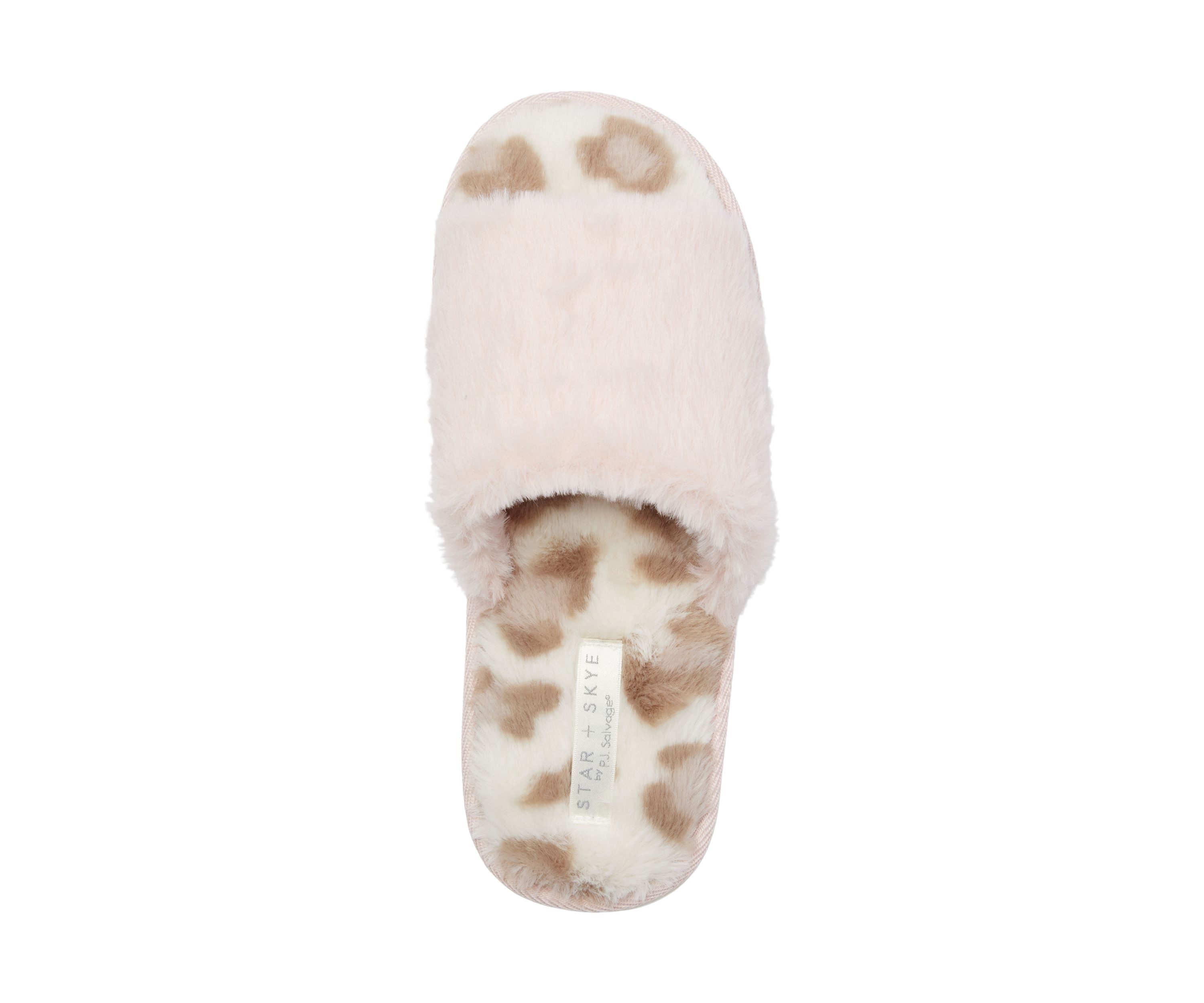 Open Toe Fur Slippers