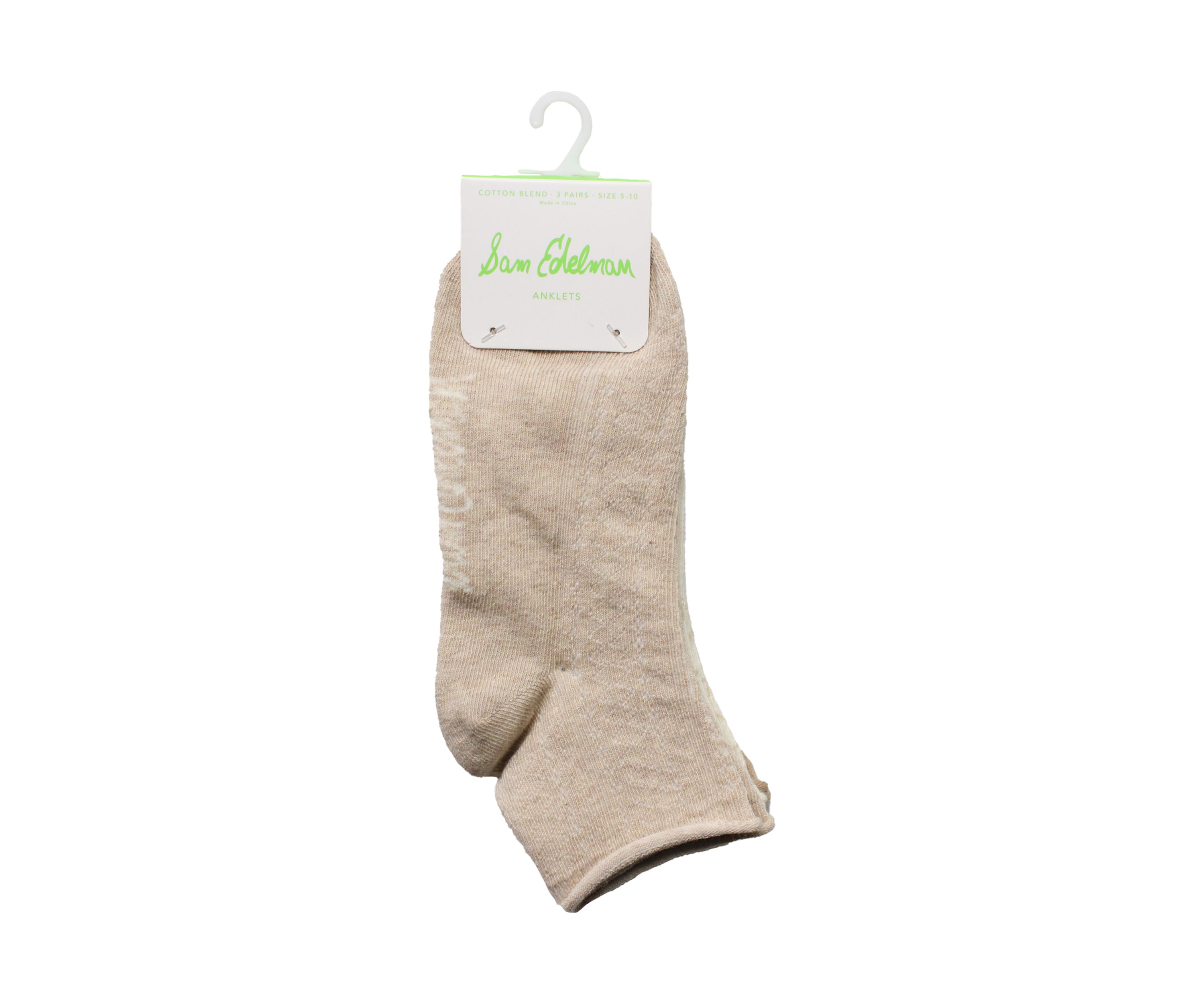 Pointelle Anklet Socks - 3 Pack