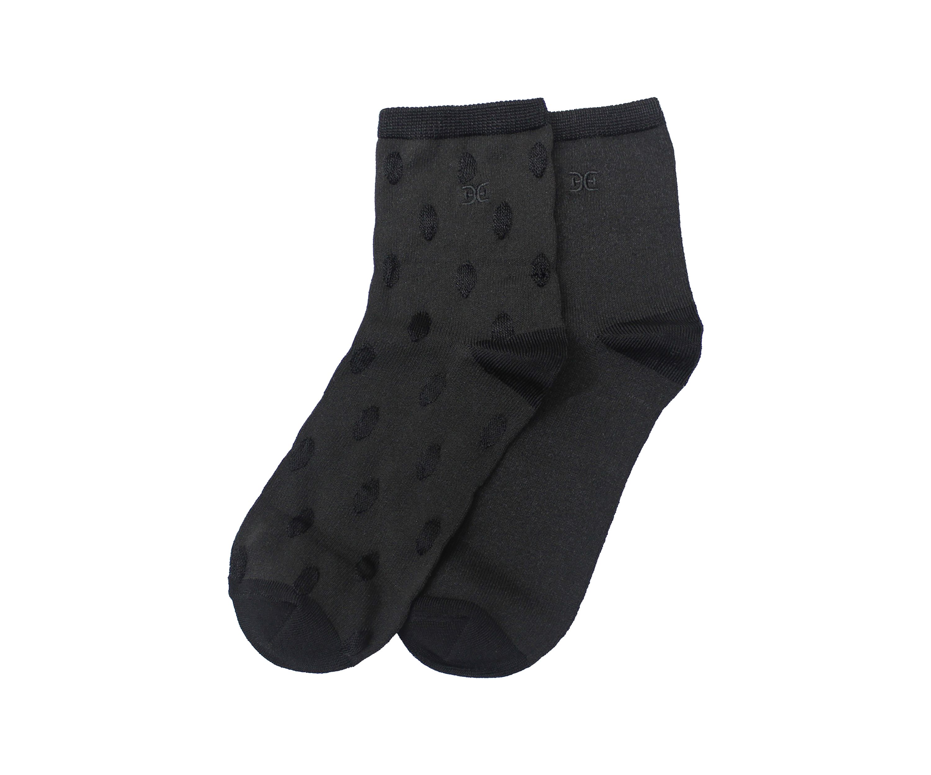  2 Pack Dot Sheen Anklet Socks 