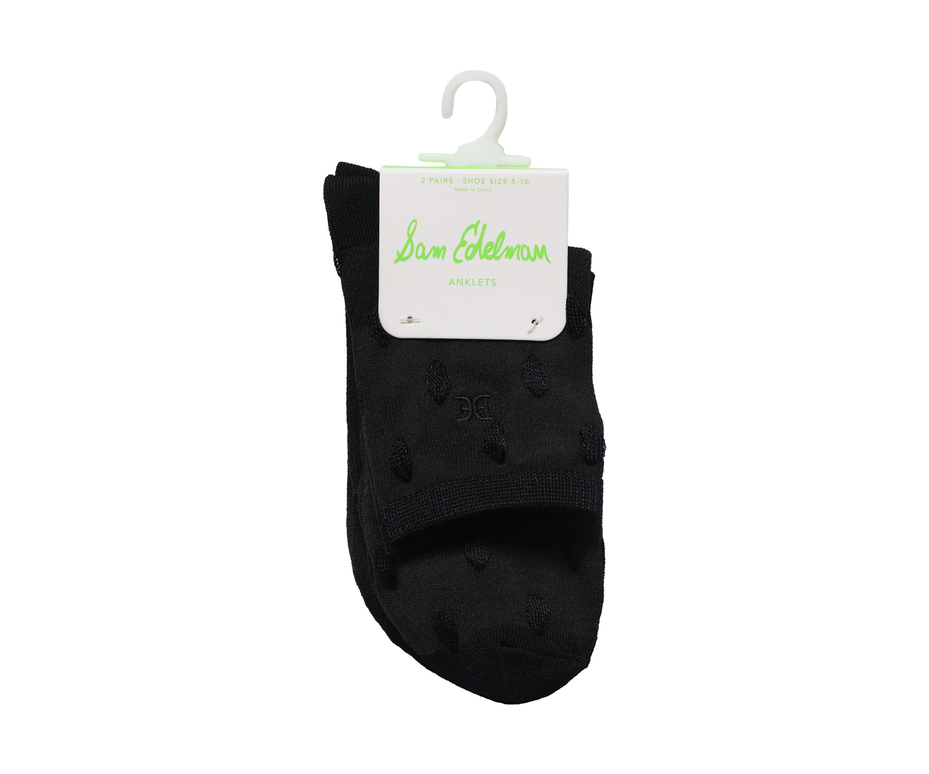  2 Pack Dot Sheen Anklet Socks 