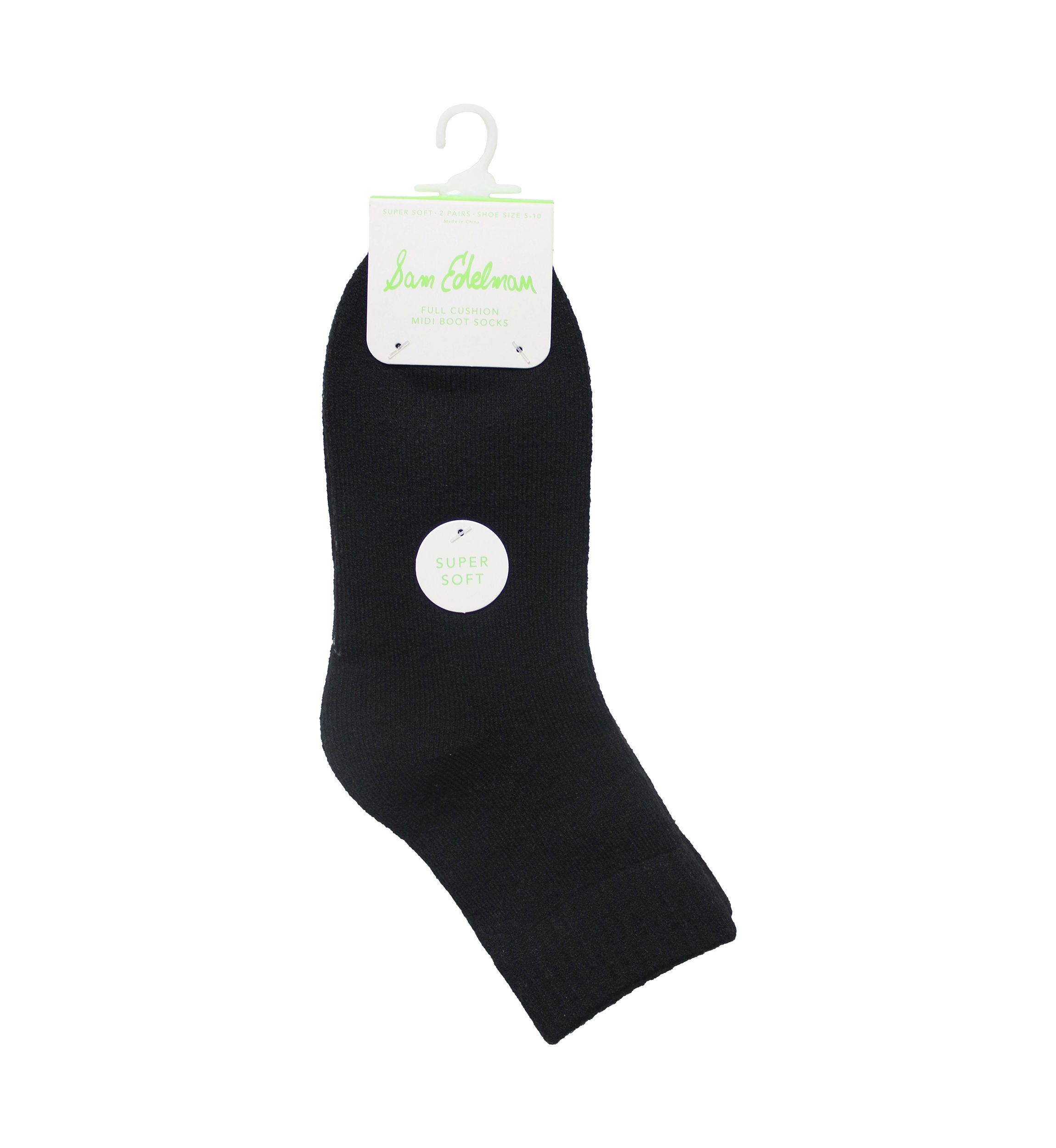 Full Cushion Super Soft Midi Boot Socks - 2 Pack