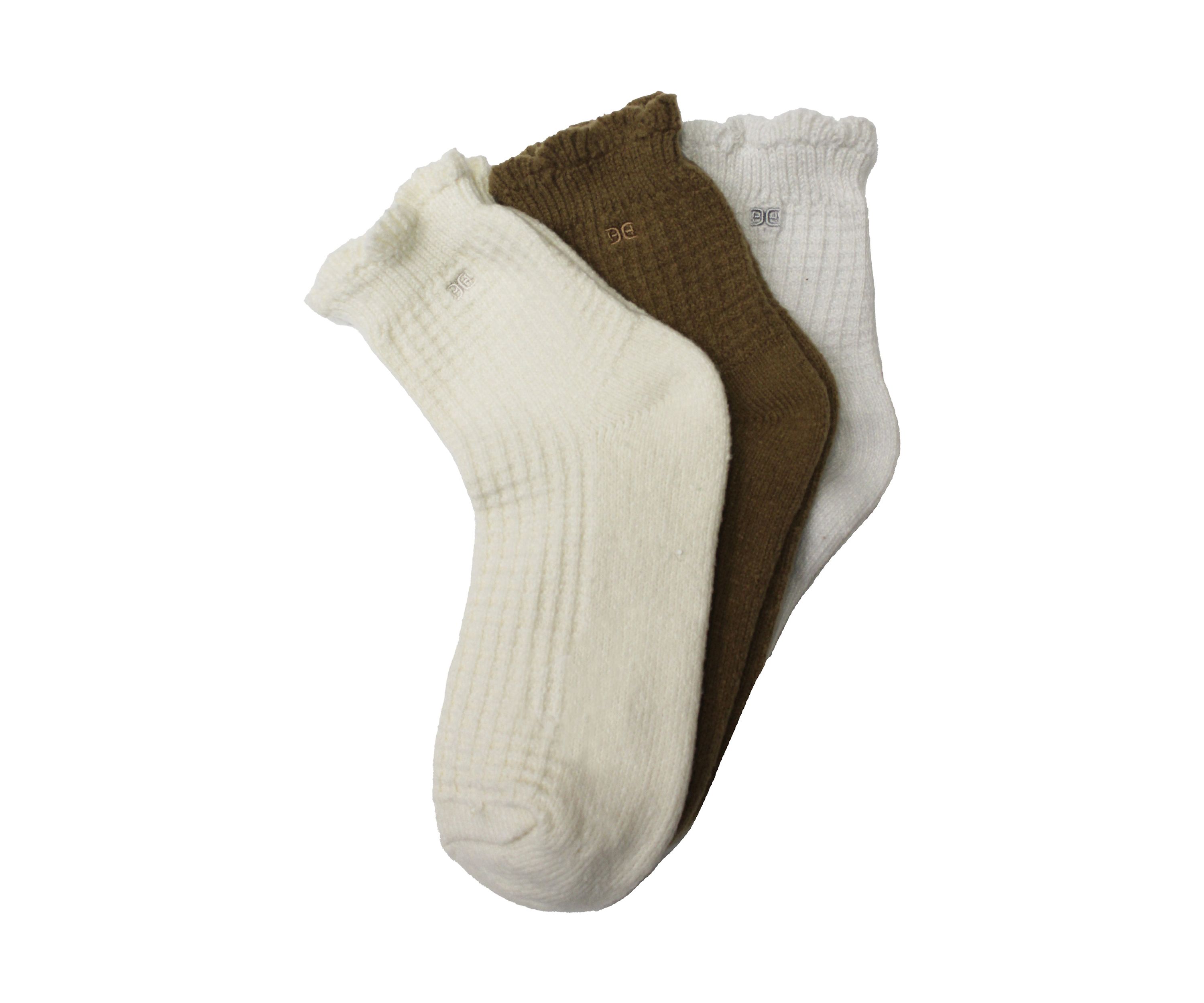 Waffle Midi Boot Socks - 3 Pack
