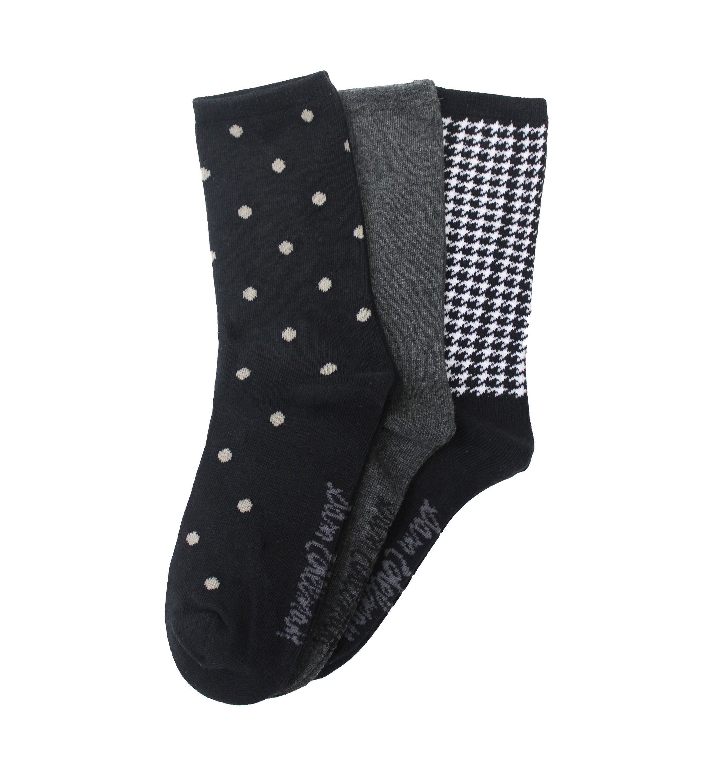 Cotton Crew Socks - 3 Pack