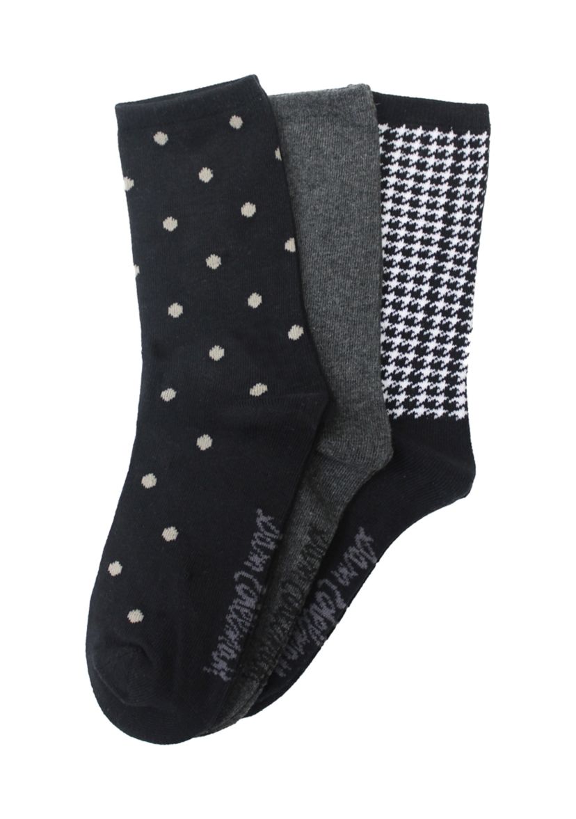 Cotton Crew Socks - 3 Pack