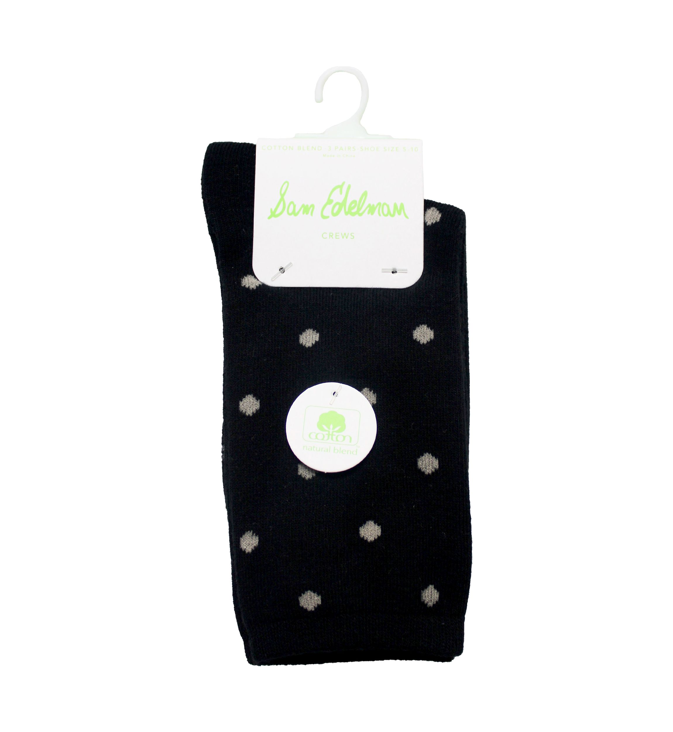Cotton Crew Socks - 3 Pack