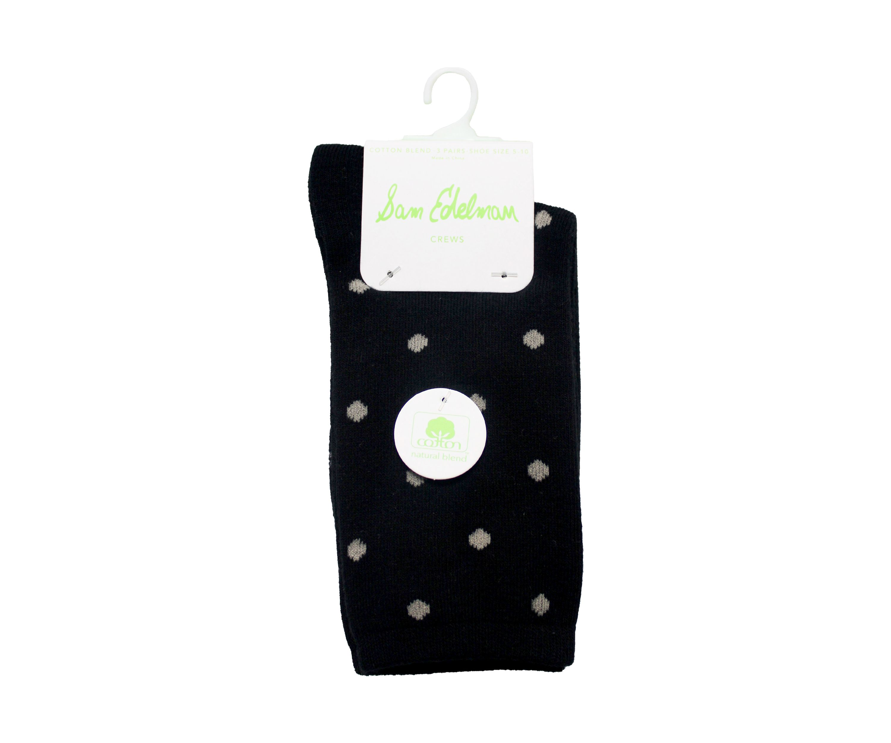 Cotton Crew Socks - 3 Pack