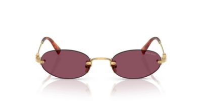 Miu Miu Women's MU A54S Oval 51mm Sunglasses