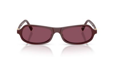 Miu Miu Women's MU B10SU Oval 55mm Sunglasses