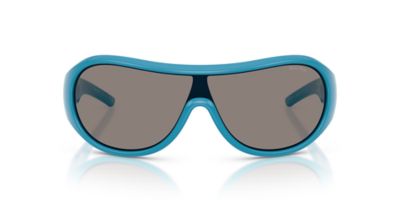 Miu Miu Women's MU B14SU Wraparound 0mm Sunglasses, Grey
