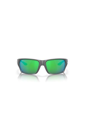 Costa Del Mar Men's Tailfin 6S9113 Rectangle 60mm Sunglasses
