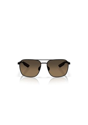 Costa Del Mar Men's Wader 6S4003 Rectangle 58mm Sunglasses
