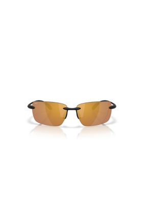 Costa Del Mar Men's Gulf Shore 6S9074 Rectangle 66mm Sunglasses