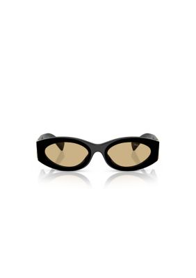 Miu Miu Women's MU11WS 0Mu 11Ws Oval 54mm Sunglasses