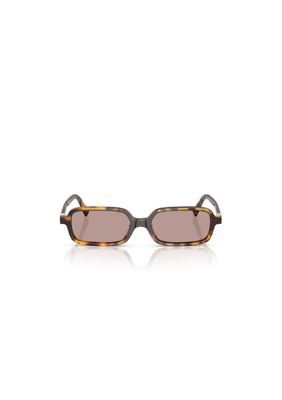 Miu Miu Women's MU11ZS Rectangle 51mm Sunglasses, Brown